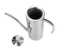 mophrati Élégant huilier-vinaigrier en acier inoxydable, huilier à huile d'olive revisité, flacon verseur en acier inoxydable pour un remplissage facile et une cuisine plus efficace.