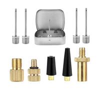 mophrati Embout de Pompe à vélo avec Excellente étanchéité, Facile à Installer, kit d'adaptateurs de Valve pour gonfleur de pneus de vélo de Sport et VTT. Accessoires