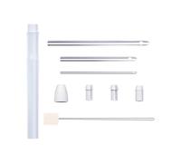 mophrati Ensemble d'aiguilles à broder avec manche ergonomique pour une prise en main confortable. Outils robustes et durables pour des loisirs créatifs. Enfile-aiguille réglable pour points de croix.