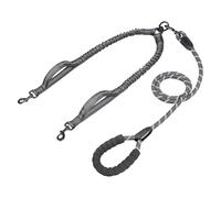 mophrati Ensemble de Collier et Harnais pour Chien, Accessoires pour Animaux de Compagnie, avec Bandes Tissage en Nylon Haute résistance, Doux et Confortable sans, Noir