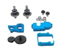 mophrati Ensemble de différentiels de voiture RC ensemble d'engrenages support batterie moteur Base couvercle anti-poussière 1:14 Modification pièces rechange véhicule, Bleu
