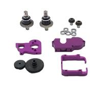 mophrati Ensemble de différentiels de voiture RC ensemble d'engrenages support batterie moteur Base couvercle anti-poussière 1:14 Modification pièces rechange véhicule, Violet