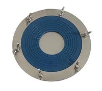 mophrati Ensemble réchaud de Camping avec Housse et Joint d'étanchéité en Silicone pour Conduit de cheminée pour assurant Une Ventilation sûre des fumées. Solin de Toit, Bleu, 18 cm