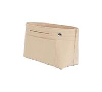 mophrati Essentiels cosmétiques organisés et protégés avec un organisateur de maquillage polyvalent sac intérieur organisateur de maquillage en feutre sacs intérieurs, Beige