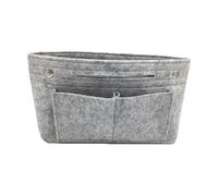 mophrati Essentiels cosmétiques organisés et protégés avec un organisateur de maquillage polyvalent sac intérieur organisateur de maquillage en feutre sacs intérieurs, Gris