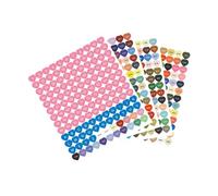 mophrati Étiquettes autocollantes pour fil dentaire, feuilles de papier à imprimer, outils multifonctionnels pour une organisation facile des loisirs créatifs et un rangement par couleur, ensemble