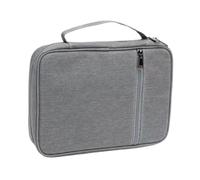 mophrati Étui à Bible anti-poussière avec fermeture éclair, idéal pour transporter des textes spirituels en toute sécurité. Sac à main élégant et résistant, parfait, Gris, 28 x 5.5 x 20. cm