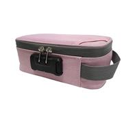 mophrati Étui Anti-Odeur pour Produits Étui de Rangement Robuste avec Serrure offrant Un Rangement organisé pour Tous Les scénarios de Voyage Serrure pour, Rose, 21 x 11 x 8 cm