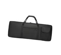 mophrati Étui de grande capacité pour clavier et piano électrique avec poche extérieure pour accessoires. Idéal pour les musiciens nomades, les studios de musique, Noir, M