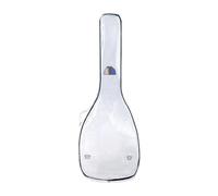 mophrati Étui de transport transparent pour guitare folk acoustique, avec sac à, compatible avec les guitares folk de 39, 40 et 41 pouces. Poche pour accessoires.