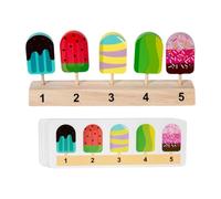 mophrati Faux Cornet de Glace - Jeu d'imitation - Cadeau,Modèle A