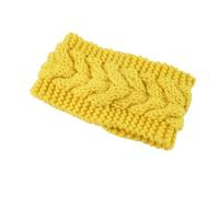 mophrati Femmes hiver bandeau coupe-vent élasticité tête enveloppement large dames cache-oreilles visage couverture cheveux accessoires pour femmes, Jaune