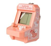 mophrati Femmes Hommes Poche Mini rétro Console de Jeu Jeux d'arcade Porte-clés Sac à Sac à Main Portefeuille Porte-clés décoration Suspendue , Orange
