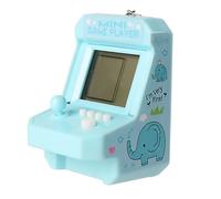 mophrati Femmes Hommes Poche Mini rétro Console de Jeu Jeux d'arcade Porte-clés Sac à Sac à Main Portefeuille Porte-clés décoration Suspendue , Bleu