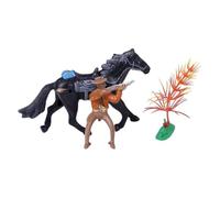 mophrati Figurine Miniature de Cowboy Western, idéale pour Les activités ludiques et éducatives des Parents et des Enfants. Décoration Miniature pour bac à Sable, Figurines d'hommes et Figurines