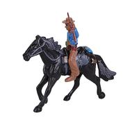 mophrati Figurines de Cowboys, Jouets d'équitation, Stimulant l'imagination et offrant Un Jeu éducatif pour Les Enfants de pour Tous âges. Simulant la Poursuite méchants, ce modèle Cowboy Western est