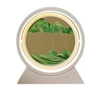 mophrati Figurines de décoration de Chambre, Style Unique et Fabrication Artistique, Sculptures et Figurines pour décoration Maison, sablier, Art du Sable, Vert