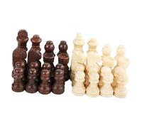 mophrati Figurines de pions pour Jeu d'échecs, Jeu éducatif enrichissant Qui développe la pensée stratégique, pièces d'échecs en Bois de Rechange pour Jeux société