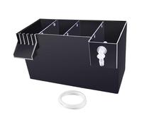mophrati Filtre pour Petit Aquarium - Système de Filtration Efficace - Nettoyage Facile de l'eau - Boîtier Filtre Suspendu - Accessoires pour Aquarium, Noir, 26 x 13.5 x 15 cm