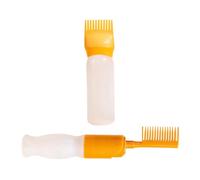 mophrati Flacon doseur de coloration capillaire avec embout peigne, idéal pour les écoles d'esthétique et les salons de coiffure. L'embout du flacon est conçu en forme peigne. Bouteille vide
