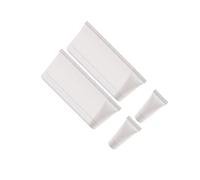 mophrati Flacon Rechargeable Vide, idéal pour Les Voyages, pour shampoing, Lotion pour Le Corps et Gel Douche. Flacons Brillants, Rechargeables et faciles à Transporter, Blanc, 5ml