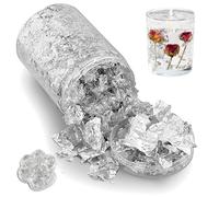 mophrati Flocons de feuille pour peindre de superbes œuvres d'art avec une touche métallique, grande quantité en alliage, flocons feuille pour ongles artisanaux à faire soi-même