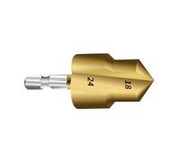 mophrati Foret de rechange à chanfreiner à queue hexagonale de 6,35 mm (1/4 pouce) en acier allié pour une efficacité et une stabilité accrues des tuyaux PPR. , Foret 18 24