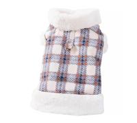 mophrati Gilet pour Chiot Mignon, ami en Fourrure, Chaud et Confortable, vêtements Longs pour Chien de Compagnie, en Peluche, Bouledogue français, Toutes Saisons, Bleu, XS