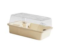 mophrati Grande Cage Respirante pour Hamster avec Couvercle Transparent ouvrant permettant d'observer Facilement l'activité des Petits Animaux dans Leur