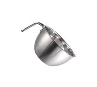mophrati Grande casserole en acier inoxydable pour la fabrication de savon, avec poignée, résistante à la chaleur et facile à nettoyer. Outil de cuisine essentiel pour mélanger les pâtes.
