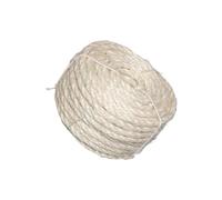 mophrati Griffoir pour Chat en Corde de sisal Haute résistance, garantissant Une Utilisation sûre pour Que Les Chats puissent Jouer et Faire Leurs Griffes, Blanc, 50m
