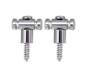 mophrati Guide-cordes de rechange durables avec vis. Maintient l'accordage de la guitare, réduit l'usure des cordes et prolonge leur durée vie. Guide-cordes à rouleaux avec, Argent, Longueur 11 mm