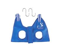 mophrati Hamac professionnel pour la coupe des ongles, le bain et le toilettage des chats. Fabriqué en polyester, il est idéal pour les chats de petite et moyenne taille, Bleu, L