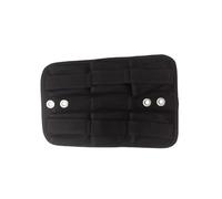 mophrati Harnais de plaque dorsale de plongée poids plaques noires vers l'arrière coussin robuste accessoires transport femmes hommes