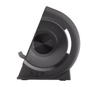 mophrati Haut-Parleur Bluetooth sans Fil avec Caisson de Basses, expérience Musicale Digne d'un DJ, Peut être chargé horizontalement verticalement, Horloge ABS