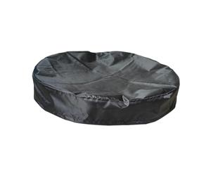 mophrati Housse légère et Ajustable pour fût de 208 litres (55 gallons), imperméable et résistante, adaptée pour aux poubelles de 65 cm de diamètre. Résistante au Vent et
