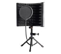 mophrati Isolation acoustique avancée conçue pour offrir une clarté sonore optimale Pour aux chanteurs professionnels. Adaptateur pour microphone de studio à 3 panneaux.