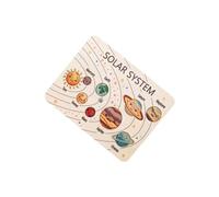 mophrati Jeu d'astronomie Cognitive pour Enfants : planètes en Bois - Apprentissage et Stimulation de l'interaction Parent-Enfant - Puzzle de Huit planètes