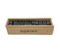 mophrati Jeu de Dominos Classique Double Nine dans Une Mallette en Bois Portable pour des Moments de détente en Famille.