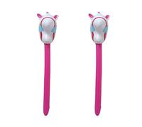 mophrati Jouet de Dessin animé Doux et indolore, Accessoire de Jeu, bâton tête Cheval et il n'y Aucune Douleur en frappant Le Corps. Bâton Gonflable, Rose