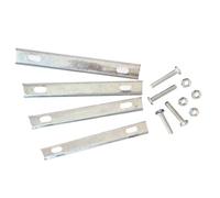 mophrati Kit complet d'accessoires pour l'installation d'un panier de vélo avec vis de fixation. Installation et facile. Panier cargo arrière suspendu. Joints, 4 joints fixes