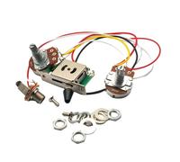 mophrati Kit de câblage pré-câblé pour guitare électrique, facile à installer, améliorant le son global pour les musiciens. Accessoires de mise à niveau pour basse.