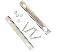 mophrati Kit de fixation pour panier arrière de vélo en fer, joints fixes pour vélo de route et VTT, 4 pièces, 2 joints fixes