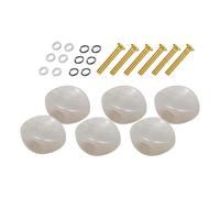 mophrati Kit de pièces de rechange pour mécaniques de guitare électro-acoustiques : boutons et têtes de mécaniques. Installation facile.