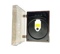 mophrati Lecteur CD rétro avec connectivité Bluetooth pour Les Amateurs de Musique Vintage. Commutation à Distance et contrôle par Bouton, Couleur Noyer