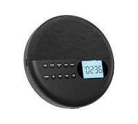 mophrati Lecteurs de CD avec Son Haute fidélité, Durable pour la Maison, Commandes faciles à contrôler, Lecteur de CD Personnel ABS Portable, Noir