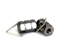 mophrati Les crochets de sangle pour banjo assurent une fixation sécurisée. Deux crochets chromés sont inclus. Installation facile, sans modification nécessaire. Ils se fixent à l'extrémité du cordier