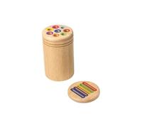 mophrati Les Jouets de développement cognitif pour Enfants encouragent la Participation Active. Puzzle en Bois pour Enfants, Tasse de Classification des Couleurs, tapez+2