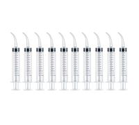 mophrati Lot de 10 seringues en Plastique 12 ML Pointe Droite Seringue de Grande qualité Facile à Utiliser Alimentation Animale pour rince-Bouche