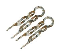 mophrati Lot de 2 épingles à cheveux Prestige à double mécanisme Lialys, 2 épingles à cheveux en acétate durable longue durée Prestige, lot de 3, E